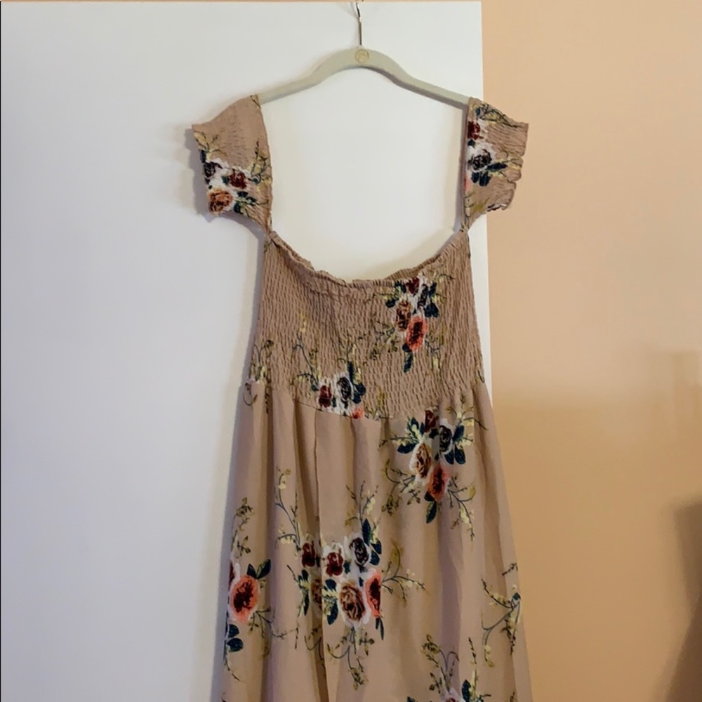 Summer off the shoulder/ or on dress.